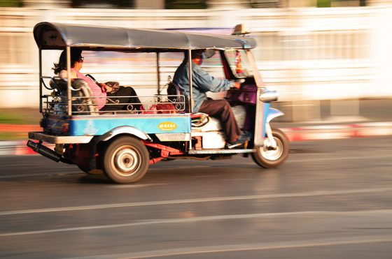 Tuktuk on the streets