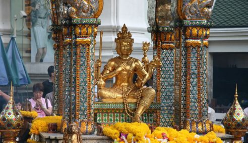 A Visit to the Famed Erawan Shrine in Bangkok