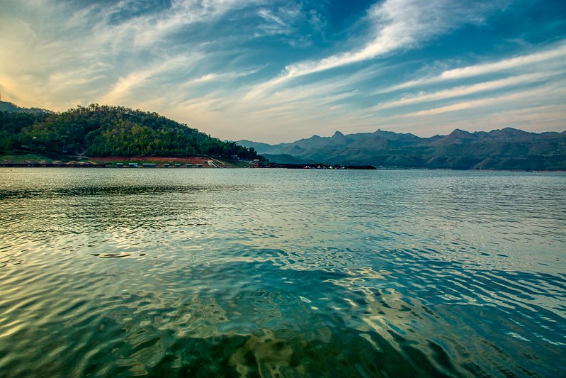 Srinakarin lake in Kanchanaburi